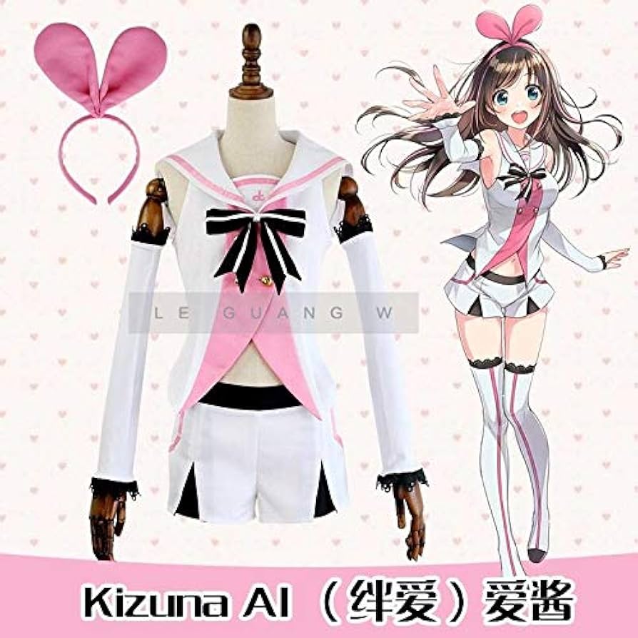 ◆ キズナアイ 5周年 衣装 コスプレ VTuber Amazon.co.jp: バーチャルYuTuber Vtube キズナアイ Kizuna AI 5